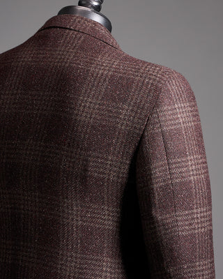Luigi Bianchi Mantova Ferla Baby Alpaca Check Sport Jacket 1553