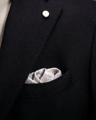 Luigi Bianchi Mantova Hybrid Hooded Black Blazer 4536