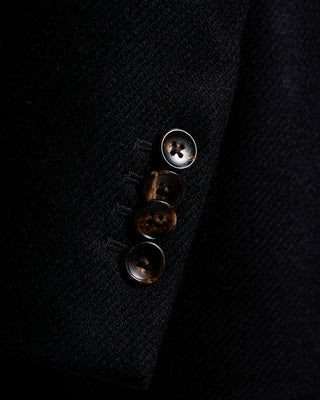 Luigi Bianchi Mantova Hybrid Hooded Black Blazer 4538