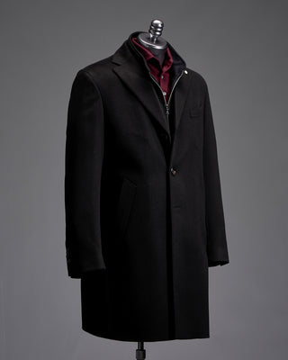 Luigi Bianchi Mantova Water Resistant Wool Hybrid Topcoat 4640
