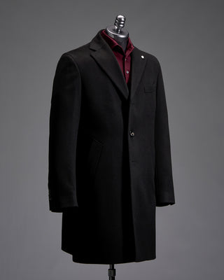 Luigi Bianchi Mantova Water Resistant Wool Hybrid Topcoat 4643