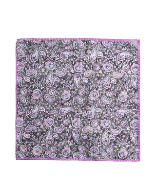 Dion Silk Floral Pocket Square 2914