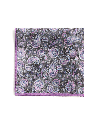 Dion Silk Floral Pocket Square 2916