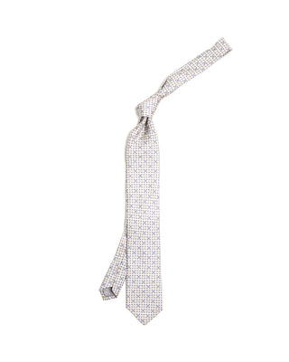 Dion Silk Geometric Pattern Tie 3140