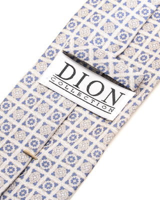 Dion Silk Geometric Pattern Tie 3198