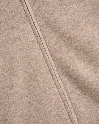 Filippo De Laurentiis Wool Cashmere Full Zip Hoodie in Natural, view 6