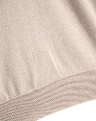 Filippo De Laurentiis 16 Gauge Royal Merino One Piece Collar Polo 4435