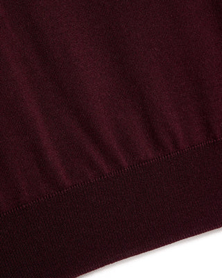 Filippo De Laurentiis 16 Gauge Royal Merino One Piece Collar Polo 4405