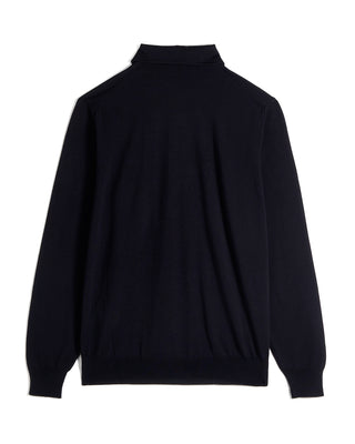 Filippo De Laurentiis 16 Gauge Royal Merino One Piece Collar Polo 4399