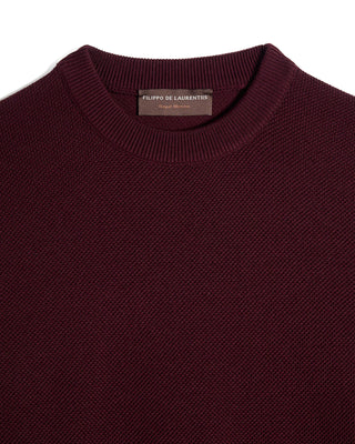 Filippo De Laurentiis 12 Gauge Merino Riso Crew Neck 4031