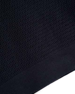 Bugatti Chainlink Knit Half Zip Sweater 4223