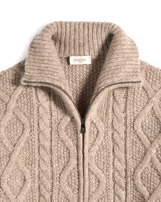 Piacenza 1733 Full Zip Mock Neck Cardigan 5057