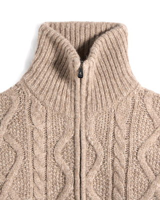 Piacenza 1733 Full Zip Mock Neck Cardigan 5062