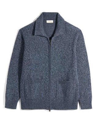 Piacenza 1733 Zip Front Wool Overshirt 4839