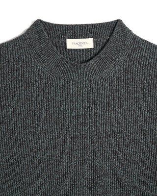 Piacenza 1733 Mouline 100% Cashmere Crewneck 5068