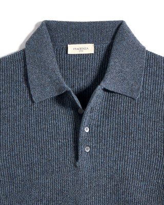 Piacenza 1733 Mouline 100% Cashmere Polo 4852