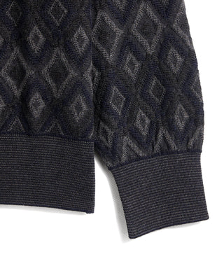 Piacenza 1733 Silk Blend Diamond Jacquard Cardigan 4837