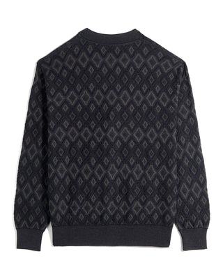 Piacenza 1733 Silk Blend Diamond Jacquard Cardigan 4838