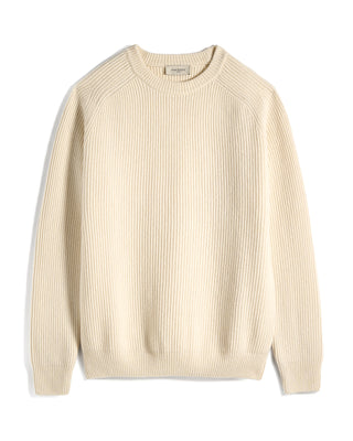 Piacenza 1733 Ribbed Wool Cashmere Crewneck 5076