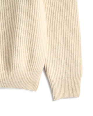 Piacenza 1733 Ribbed Wool Cashmere Crewneck 5078