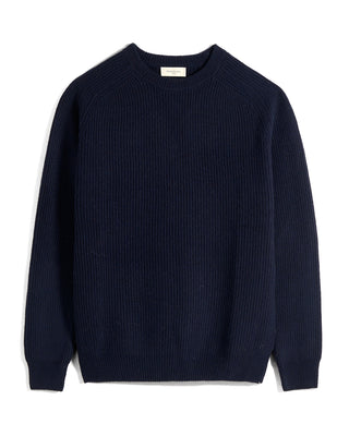Piacenza 1733 Ribbed Wool Cashmere Crewneck 5086