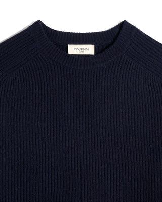Piacenza 1733 Ribbed Wool Cashmere Crewneck 5087