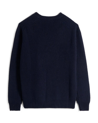 Piacenza 1733 Ribbed Wool Cashmere Crewneck 5091