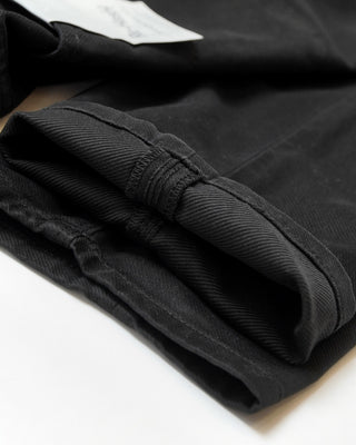 Re Hash Rubens Cotton Tencel Twill Five Pocket Pants Black  4