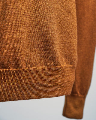 Gran Sasso Wool Vintage Polo Copper  4