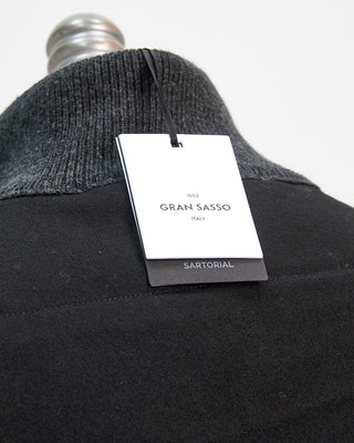 Gran Sasso Wool Mix Media Jacket Charcoal  6