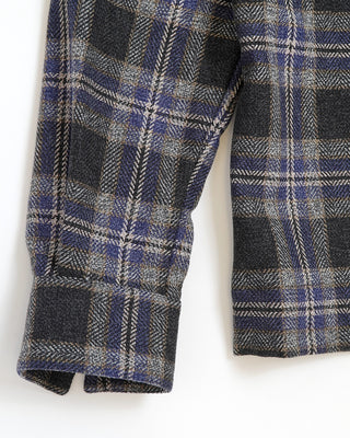 Xacus Legacy Collection Plaid Overshirt Blue  3