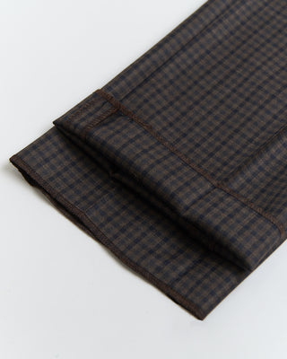 Tagliatore All Season Super 130s Gingham Semi Constructed Suit Black  Brown 2672 3