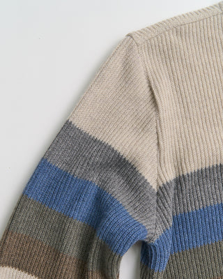 Paul  Shark Re Wool Crewneck With Shark Label Off White 0 3
