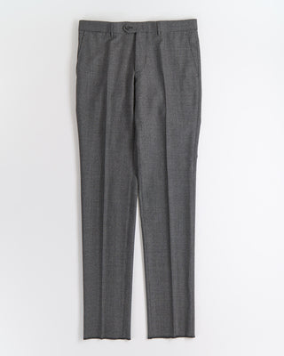 100% Virgin Wool Stretch Micro Gingham Semi-Constructed Suit