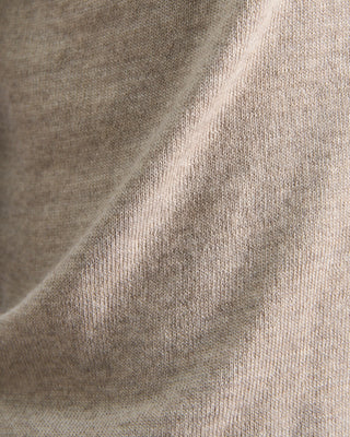 Gran Sasso Lightweight Wool V Neck Taupe  2