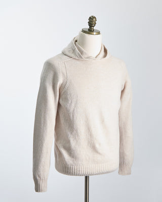 Gran Sasso Airwool Smart Casual Hoodie Cream 