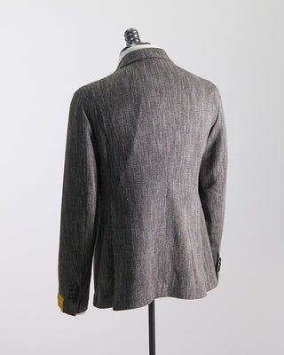 Tagliatore The Perfect Fit Herringbone Soft Sport Jacket Grey  Black 0 2