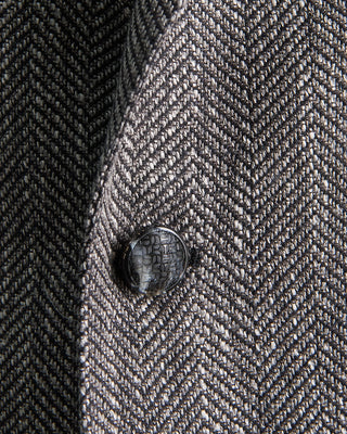 Tagliatore The Perfect Fit Herringbone Soft Sport Jacket Grey  Black 0 7