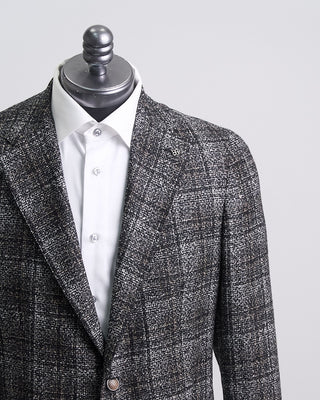 Tagliatore Blended Check Sport Jacket Blue  Brown  2
