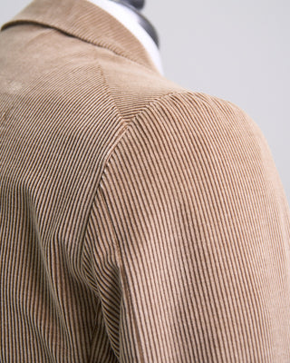 Tagliatore Cotton  Cashmere Elegant Corduroy Soft Sport Jacket Sand  6