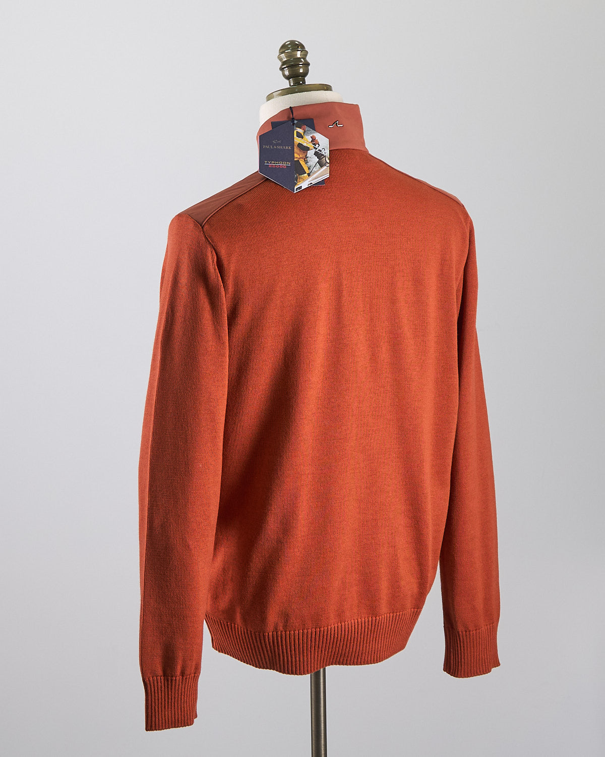 Orange quarter zip pullover discount
