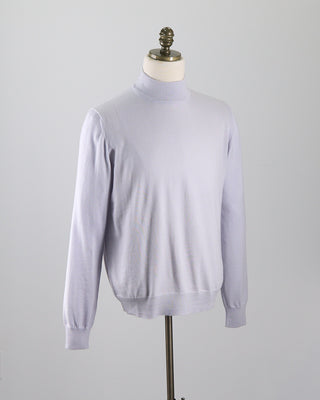 Gran Sasso Lightweight Wool Mockneck Optical 0