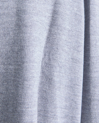 Gran Sasso Lightweight Wool Mockneck Grey  5