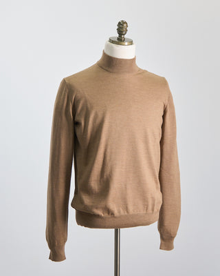 Gran Sasso Lightweight Wool Mockneck Gold 