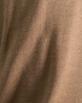 Gran Sasso Lightweight Wool Mockneck Gold  3