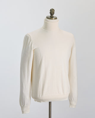 Gran Sasso Lightweight Wool Turtleneck Cream 