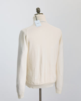 Gran Sasso Lightweight Wool Turtleneck Cream  1