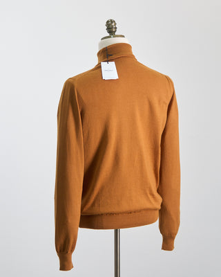 Gran Sasso Lightweight Wool Turtleneck Copper  1