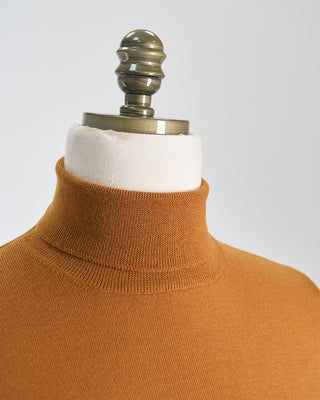 Gran Sasso Lightweight Wool Turtleneck Copper  2