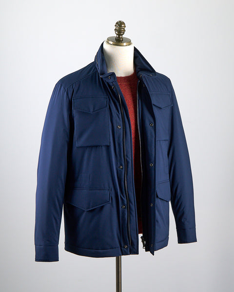 Paul Shark Typhoon Platinum Save The Sea Field Jacket With Shark Fin blazerformen Blazer For Men